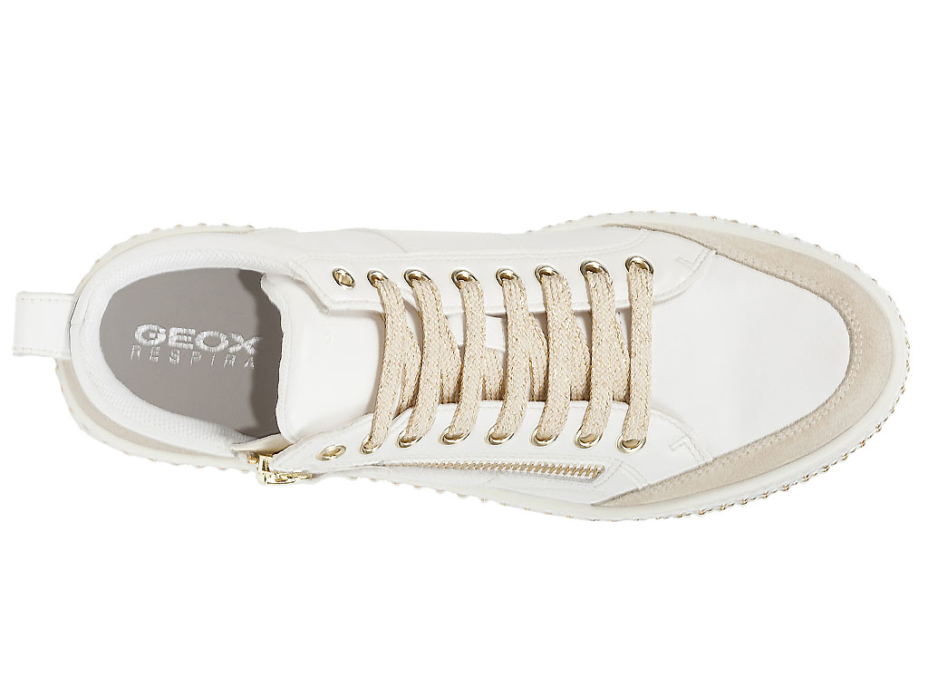 basket blanche geox