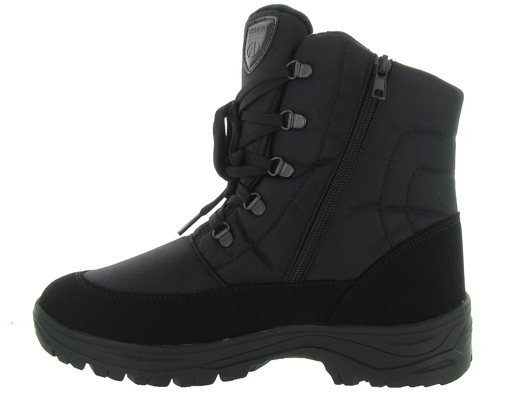 Achat chaussures Antarctica Homme Botte Pluie Neige, vente Antarctica 4243A  Noir Botte neige crampons Homme