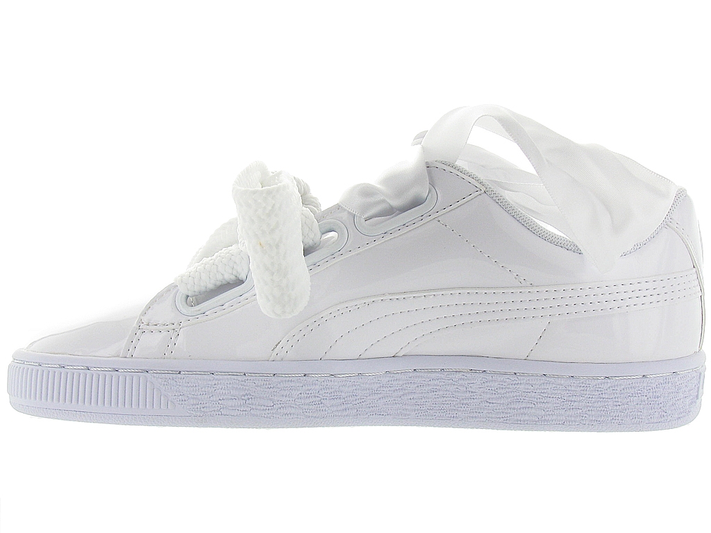 puma heart blanc