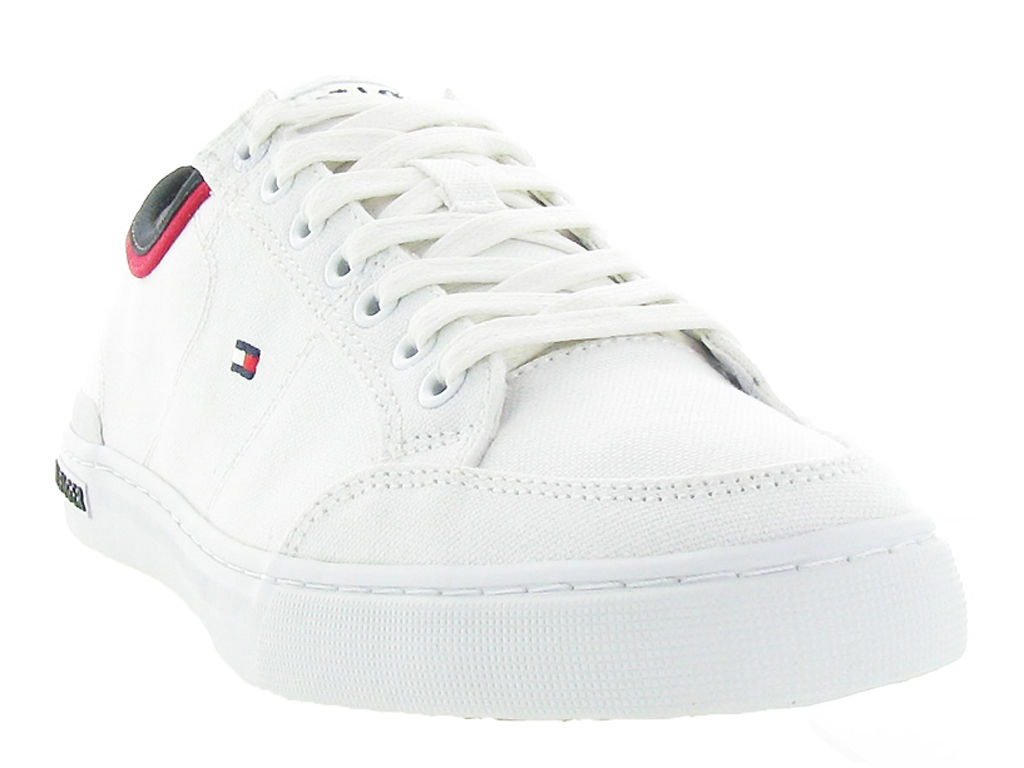 baskets blanches tommy hilfiger
