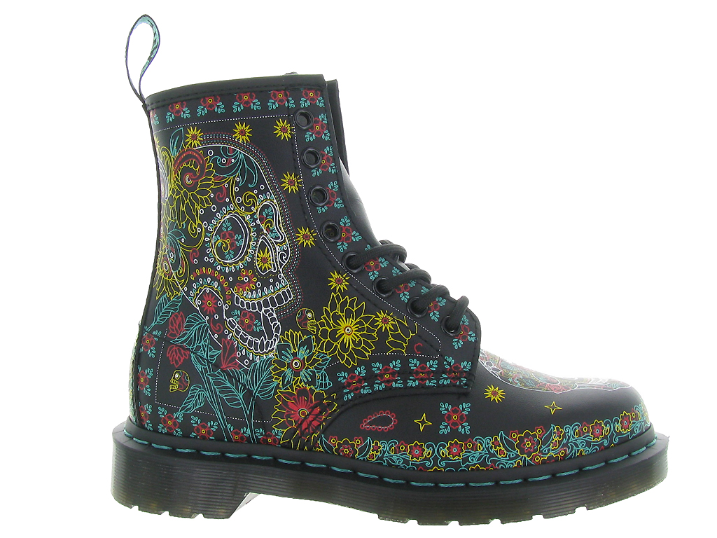 Doc martens tete de mort mexicaine Clearance