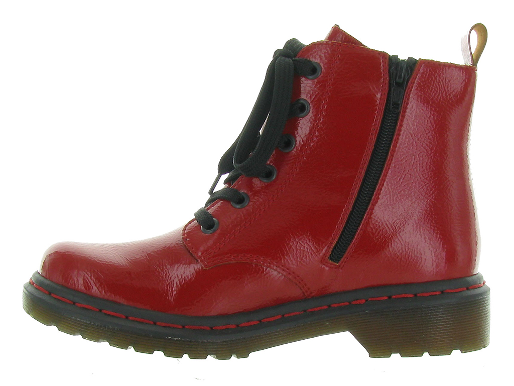 bottes rieker rouge