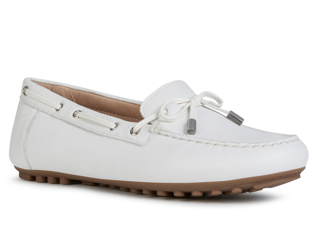 Chaussures Online | Geox mocassins d724ra lilyan blanc femme