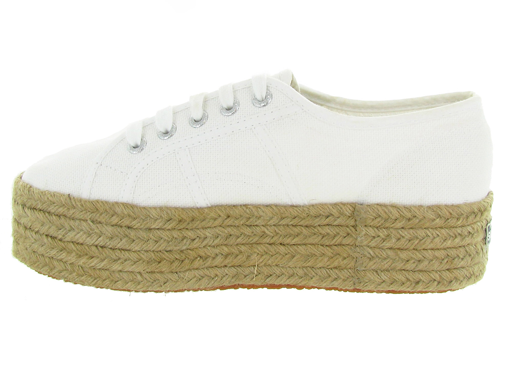 baskets et sneakers femme Superga 2790 cotropew blanc| Chaussures Online