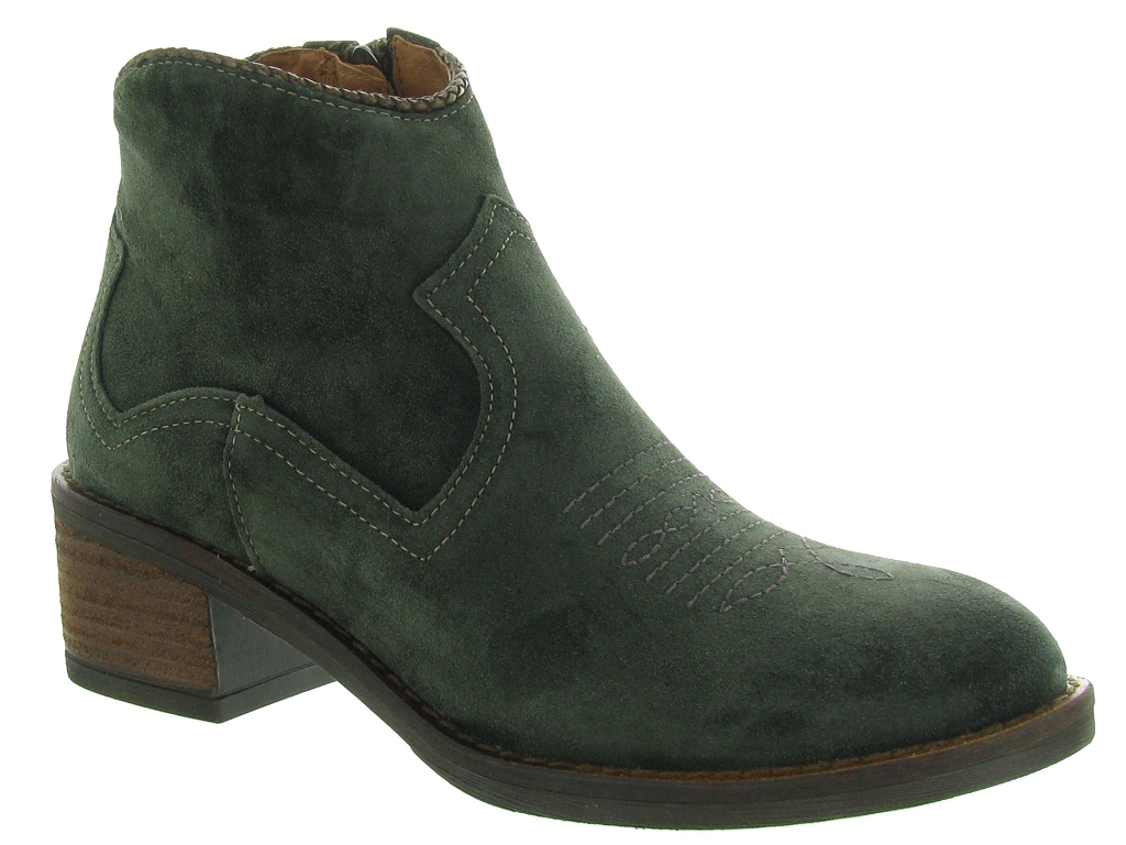 Chaussures Online Alpe Bottines Et Boots 4445 Kaki Femme
