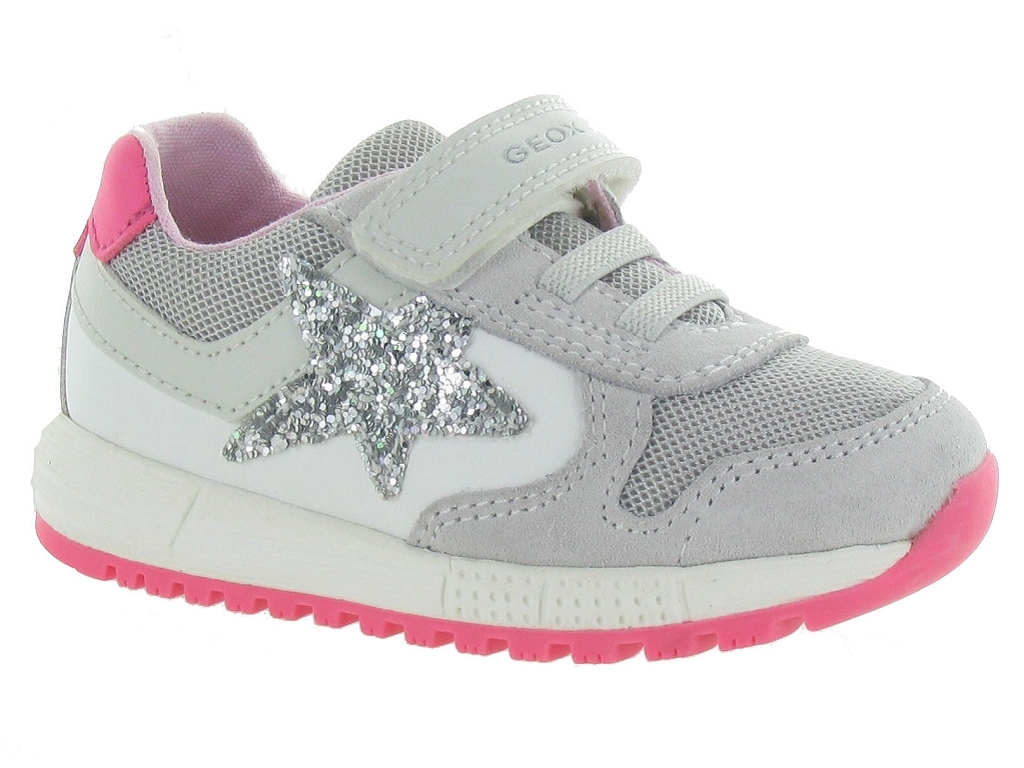 baskets et sneakers bebe fille Geox b153za alben gris