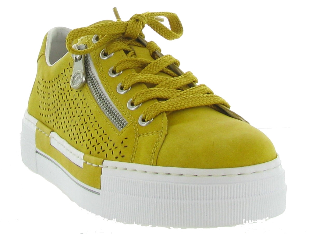 n4948 jaune baskets et sneakers femme Rieker | Chaussures Online