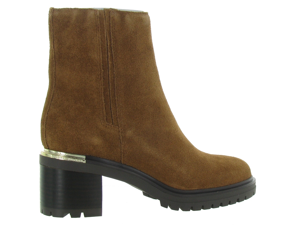 bottines tommy hilfiger femme camel