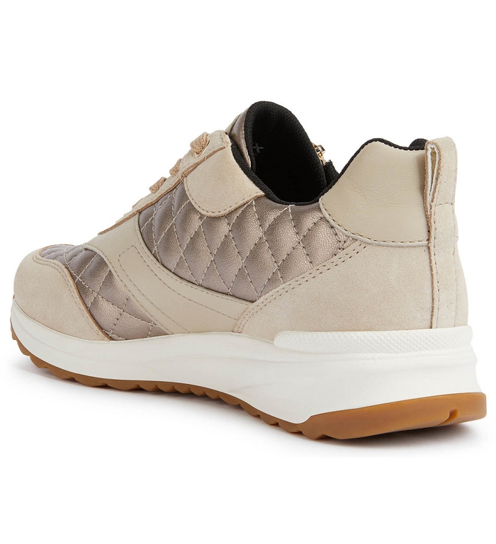 baskets et sneakers femme Geox d262sa airell beige