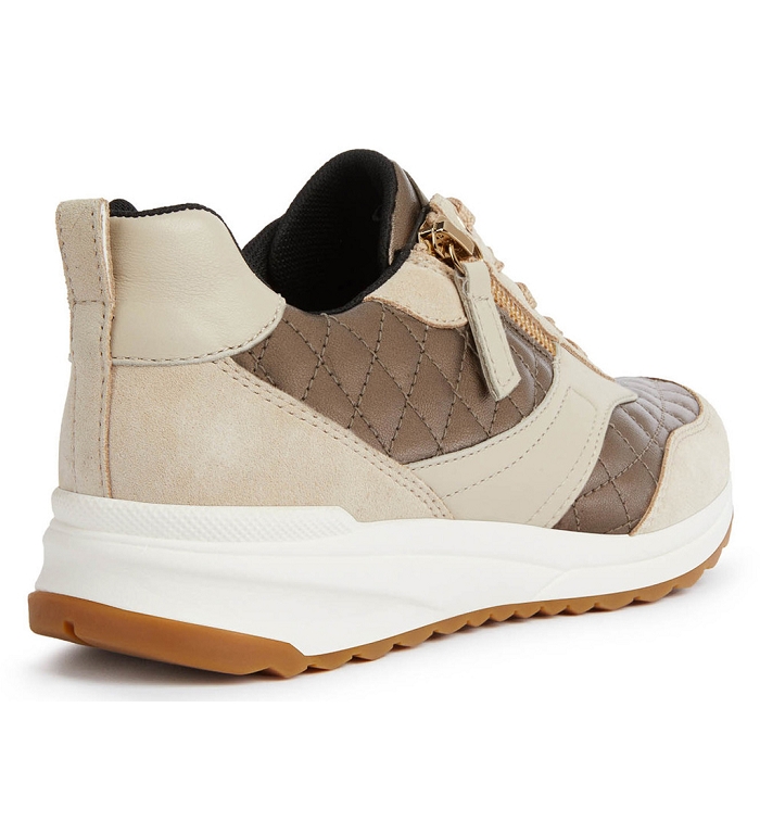 baskets et sneakers femme Geox d262sa airell beige