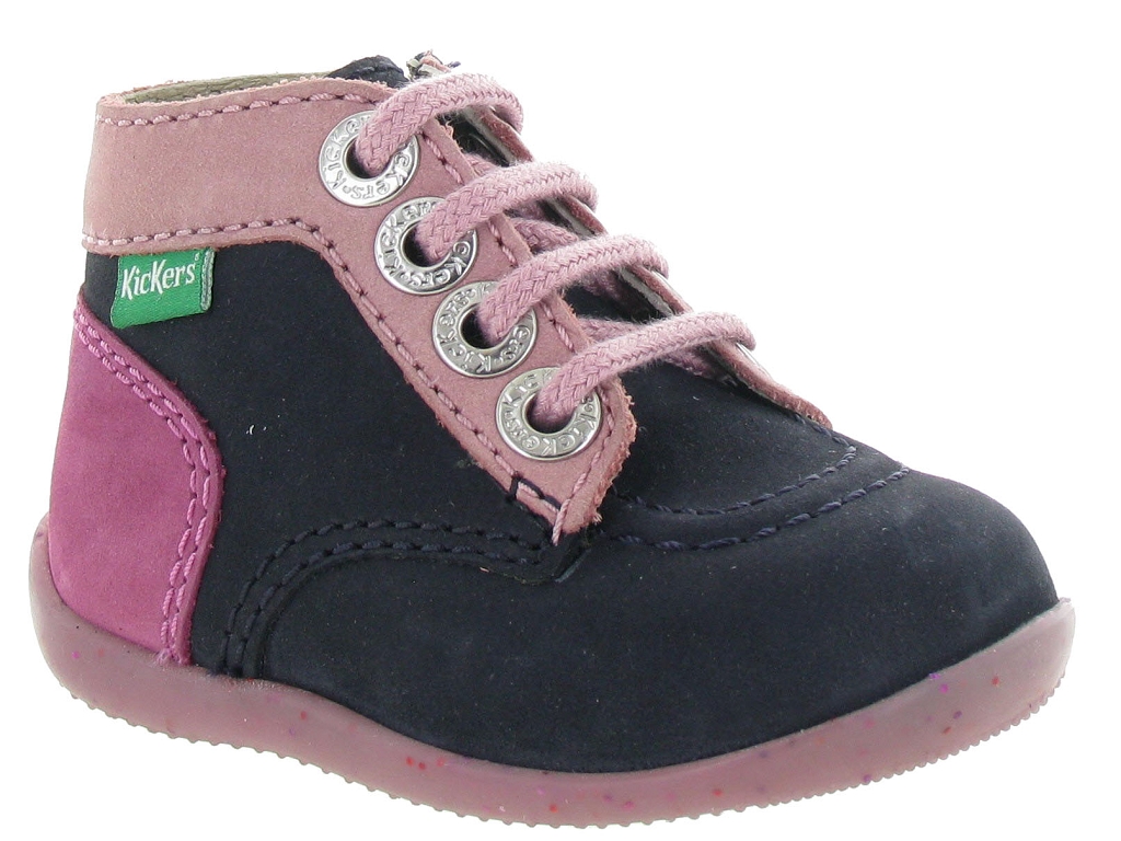 Bottines bébé fille Kickers Bonzip