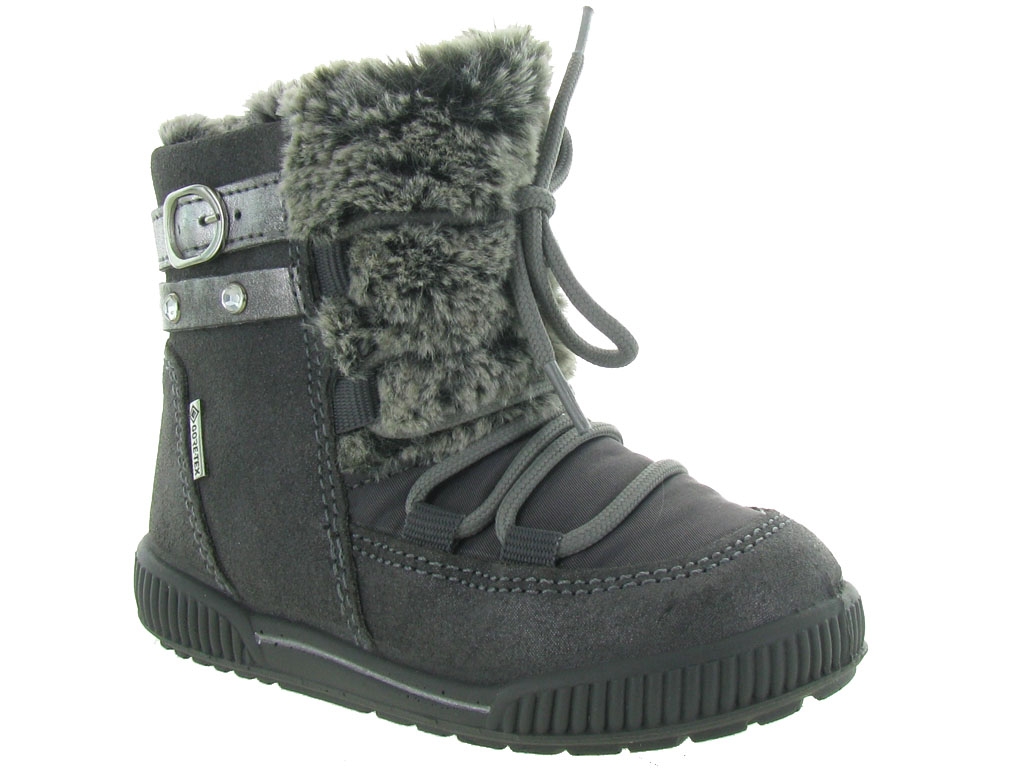 apres ski bottes fourrees bebe fille Primigi 83645 goretex gris