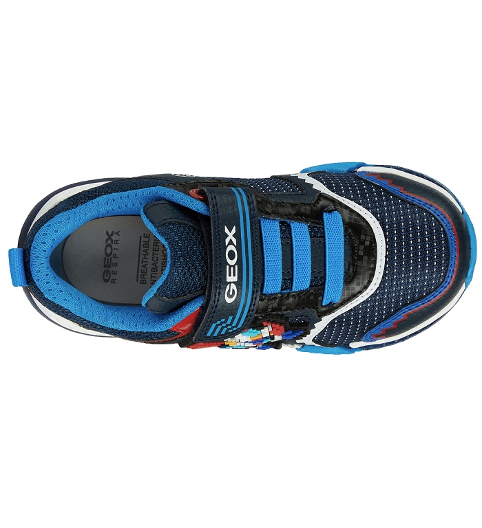baskets et sneakers junior Geox j26fea bayonyc venom marine| Chaussures Online