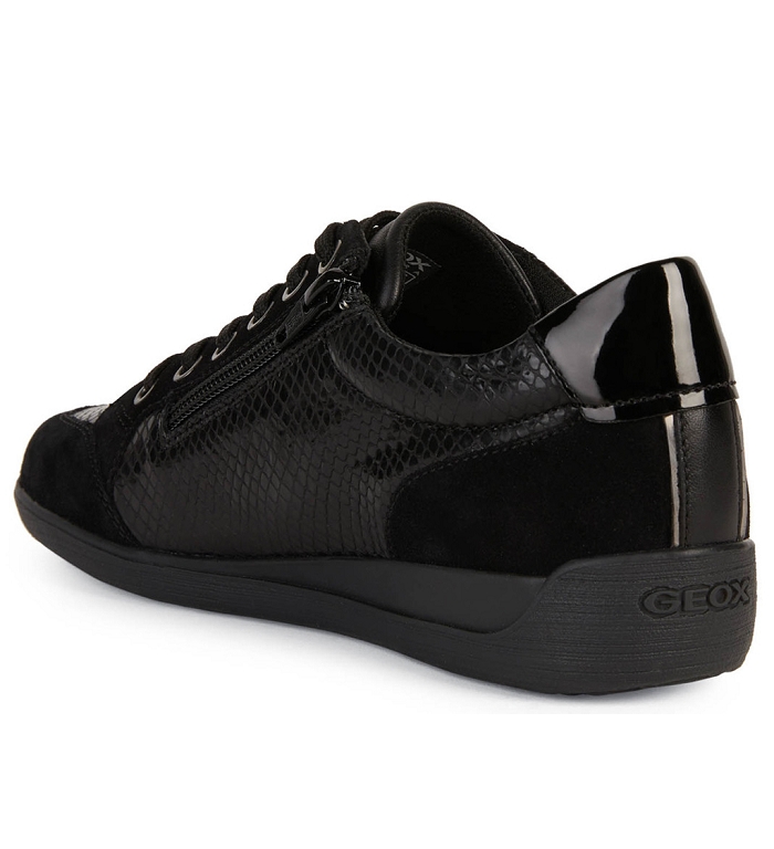 baskets et sneakers femme Geox d2668c myria noir