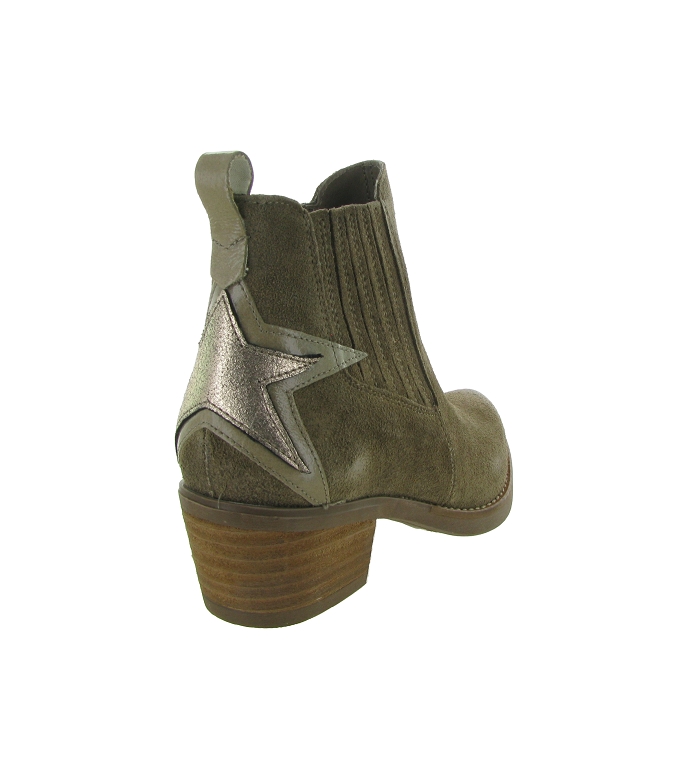 Bottines NAYA En Daim Gris/marron - Bout Ouvert, Talon Très Haut - Pointure 10.5 US (41 EU) - Occasion