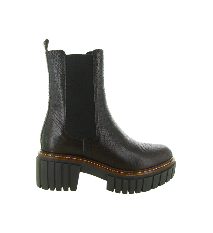 Bottes Fourrées REQINS En Cuir Marron Foncé - Taille 36 - Très Bon État - Confortables