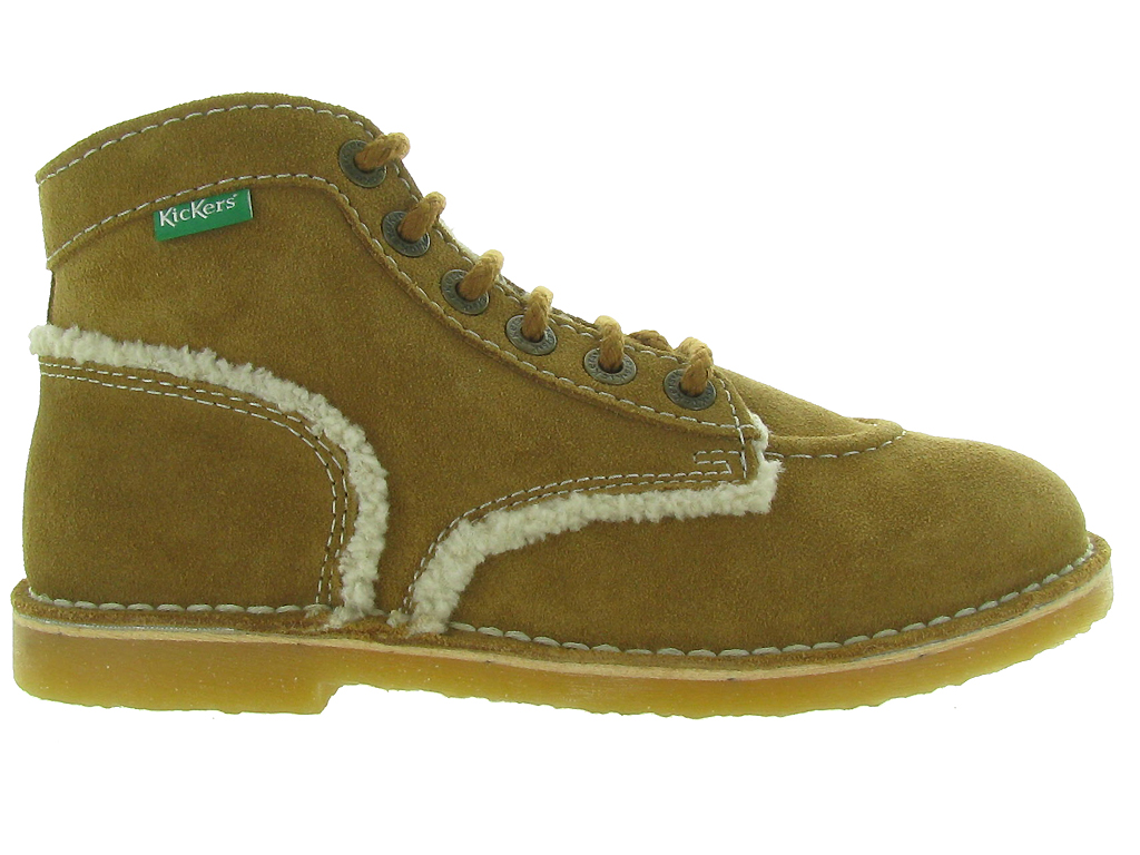 boots kickers femme marron