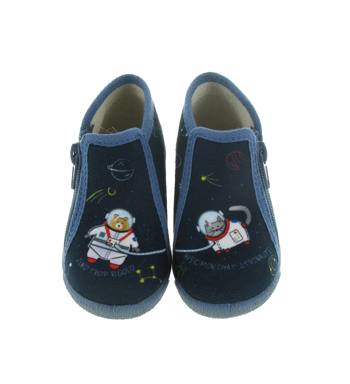 chaussons et pantoufles bebe garcon Bellamy tebo marine