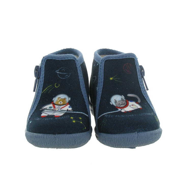 Bibalou Barbe Grise le Pirate Bleu - Chaussures Chaussons-bebes