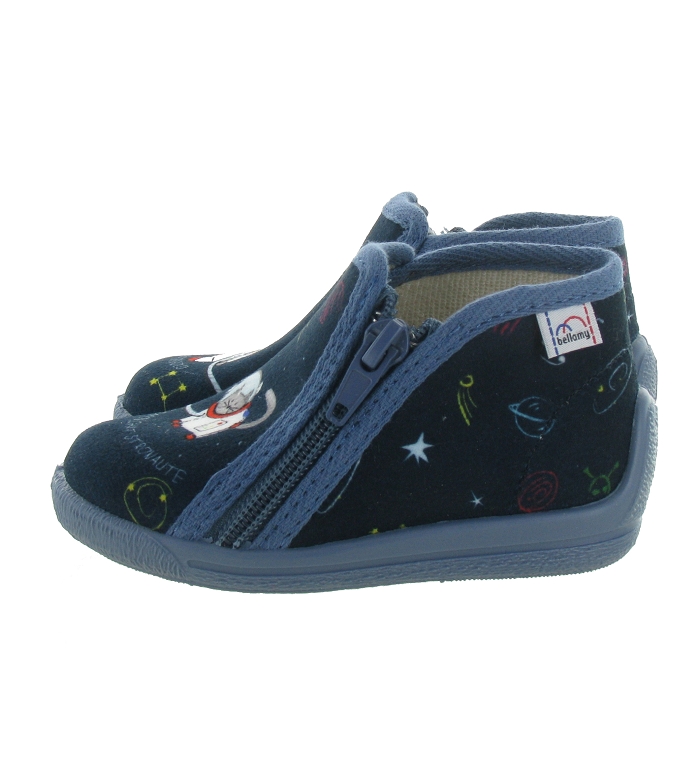 chaussons et pantoufles bebe garcon Bellamy tebo marine