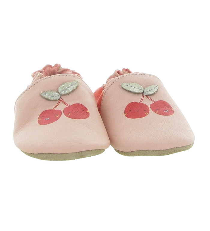 Chaussons Robeez rouge fille - CHERRYING BLANC ROUGE - 70267