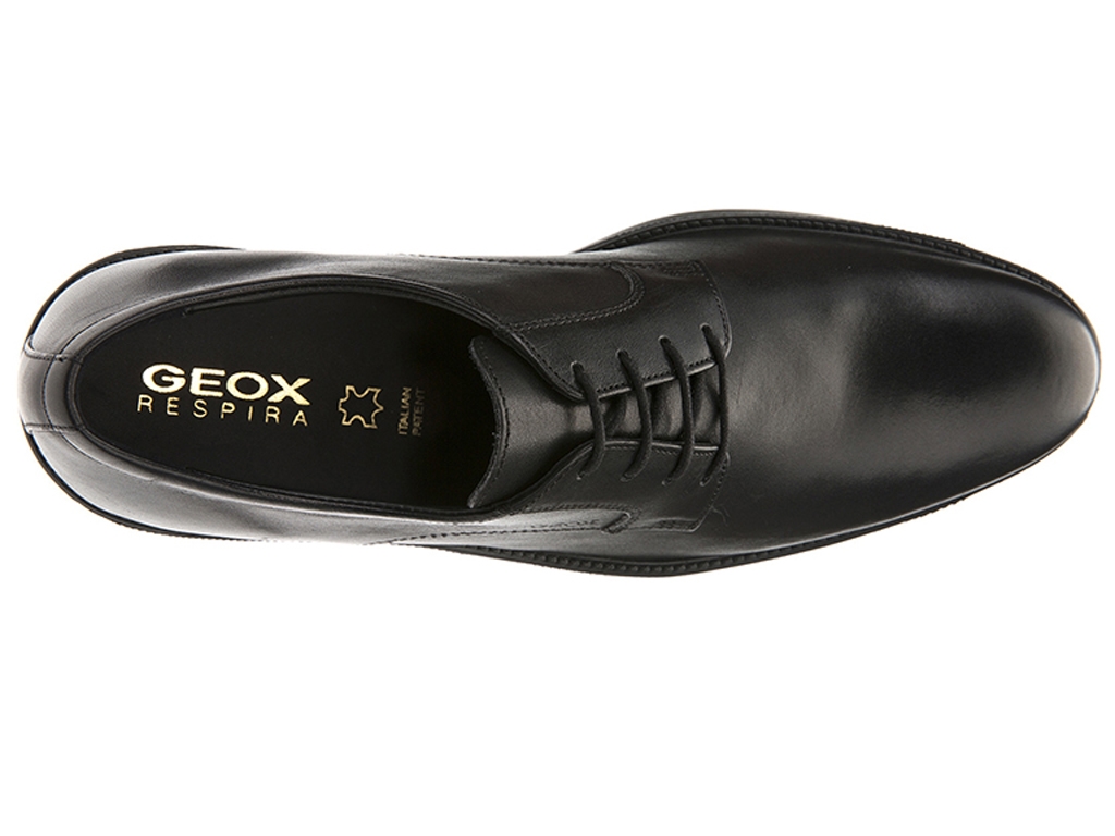 chaussures lacets Geox noir| Chaussures Online