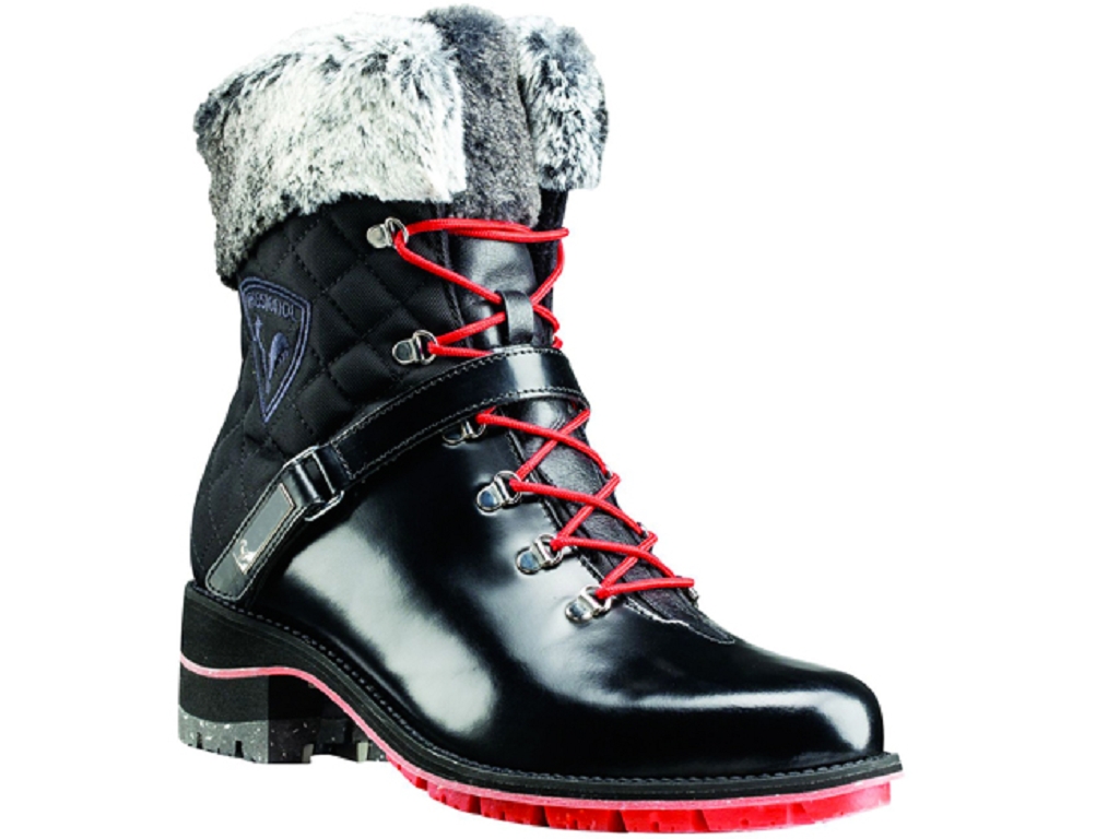 Bottes De Neige Femme Shenji H7623 - Mi-mollet, Doublure Chaude, Lacets - Pour Temps Froid, Après-ski, Ville - Taille Normale, Ouverture D'environ 34 Cm